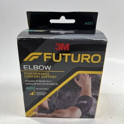 3M Futuro Elbow Performance Comfort Moderate Support Adjustable Wrap Brace Black - Image 1 of 2