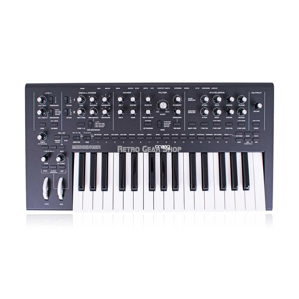 Moog Messenger Monophonic Analog Keyboard SYNTHESIZER - - CIRCUIT `3