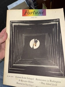 Fortune Magazine July 1954 Great Photos, Illustrations, Comes Bagged - Foto 1 di 1