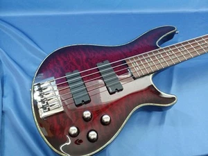 SCHECTER HELLRAISER-5 Used Mahogany body Walnut neck Ebony fingerboard 5 string - Picture 1 of 12