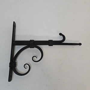 Antique Style Shelf Wall Bracket Cast Iron Brackets Plant Hook - Picture 1 of 3