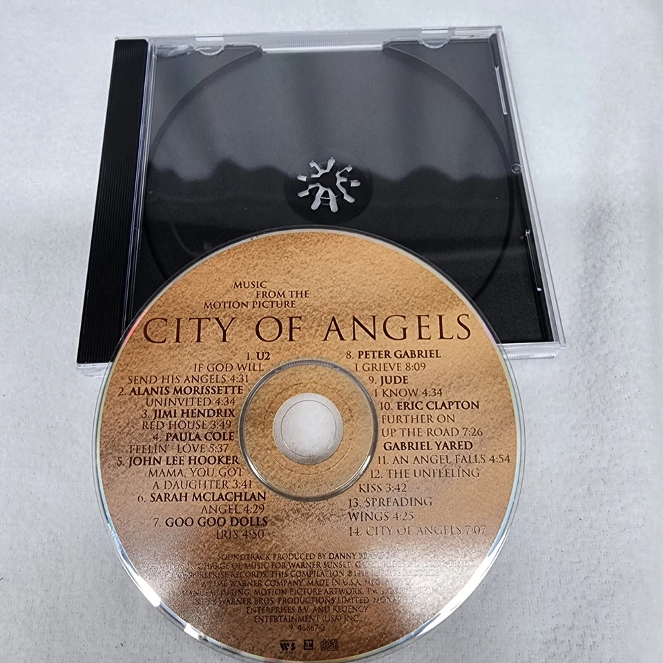 CD City of Angels Original Soundtrack Music Motion Picture 14 Songs DISC ONLY Foto 1 de 3