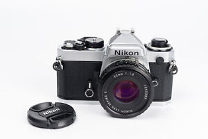 Nikon FE + Nikon 50mm 1:1.8 Serie E- NEW SEALS