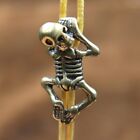 Brass Small Skull Baby Paracord Beads DIY Accessories Handle Lanyard Pendants