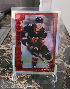 2023-24  UPPER DECK STAR SURGE RED DIE-CUT - TIM STUTZLE # SS-7 HOCKEY  CARD