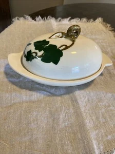 Metlox Poppytrail California Ivy Butter Dish With Lid 7 1/2” 👀Pics 4blemishes - Picture 1 of 6