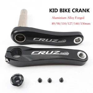 Kid's Folding Bicycle Crankset 89/98/110/127/140/150mm MTB Child Bike Crank Arm - Picture 1 of 33