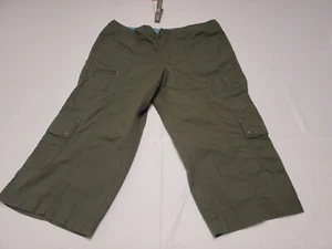 Eddie Bauer Women's Size 16 Mercer Fit Khaki Cargo Capri Pants Hiking Outdoor - Bild 1 von 17