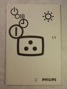 Antiguo Manual De Instrucciones Televisor TV Philips S MD1.2E Multilenguaje - Imagen 1 de 5