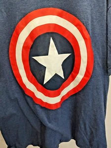 Camiseta Marvel Comic Capitán América Superhéroe Negra Ojo de Toro Para Hombre 2XL - Imagen 1 de 12