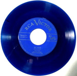 PERRY COMO - Ave Maria / The Lord's Prayer- Vinyl 45rpm 1949 RCA Blue Vinyl - Imagen 1 de 4
