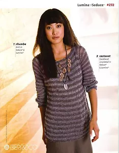 Berroco Knitting & Crochet Pattern Book #272 Lumina & Seduce - 10 Designs Women - Picture 1 of 10