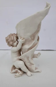 PUTTO soliflore Porcelaine-Dressel-Kister et Cie -Passau-Allemagne- 1900 environ - Photo 1/8