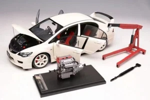 1/18 MotorHelix Honda Civic Type R ( FD2 ) RHD from 2007 in Championship White - Picture 1 of 9