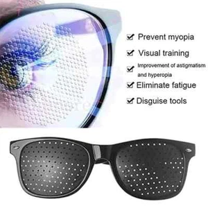 Occhiali Visione Miglioratore Visione Pin Foro Allenamento Esercizio Occhiali Occhi - Foto 1 di 2