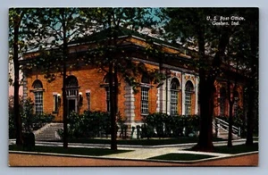 Postcard Vintage United States Post Office Goshen Indiana Federal Building - Picture 1 of 2
