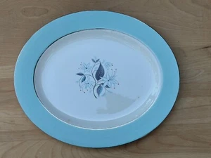 Homer Laughlin USA Dianne Cavalier Eierschale Oval Servierplatte 13,5” X 11,25” - Bild 1 von 10