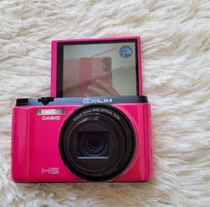 CASIO EXILIM EX-ZR1100 HIGH SPEED Compact Digital Camera 16.1 MP 12.5x Pink - Picture 1 of 18