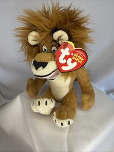 Ty Beanie Baby Alex The Lion 🦁 From Madagascar - MINT Retired Collectible Plush - Picture 1 of 4