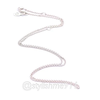 Auténtico collar de cadena de plata de ley Pandora - 590412 Foto 1 de 4