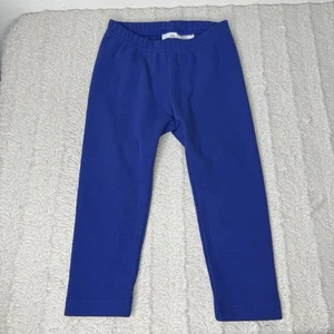 Neu Hanna Andersson Mädchen gerippte blaue Hose 120 US 6-7 Baumwolle Stretch OEKO-TEX - Bild 1 von 8