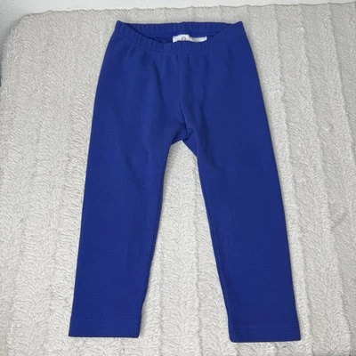 Nova Calça Hanna Andersson Meninas Azul com nervuras 120 EUA 6-7 Algodão Elástico OEKO-TEX - Imagem 1 de 4