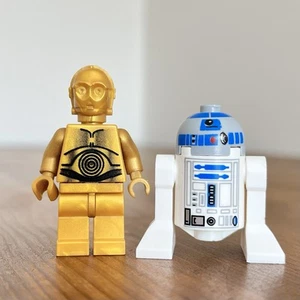 Lego Star Wars R2-D2 and C-3PO Droids Minifigures Good Condition Artoo Threepio - Picture 1 of 4