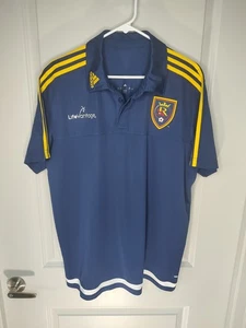 Adidas Herren Real Salt Lake Climacool Authentic On-Field Poloshirt Navy Blau-XL - Bild 1 von 8