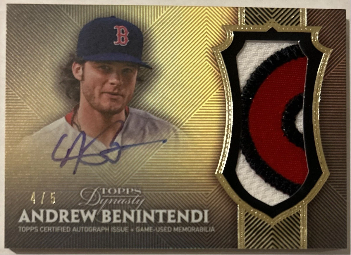 Andrew Benintendi Autograph Baseball Cards for sale | eBay