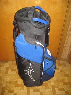 TOTALMENTE NUEVO Mizuno LW c Carrito Bolsa 7 Vías Superior Negro/Azul Marino Foto 1 de 4