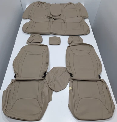 For Chrysler 300 Base Sedan 2011 Tan Leather Seat Covers W9 - Image 1 of 4