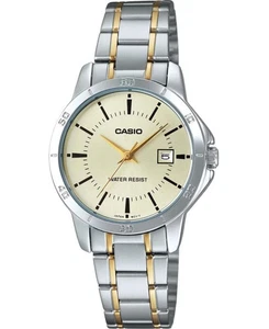 Casio Classic Series Analog Stainless Steel Band Watch LTP-V004SG-9A - Picture 1 of 1