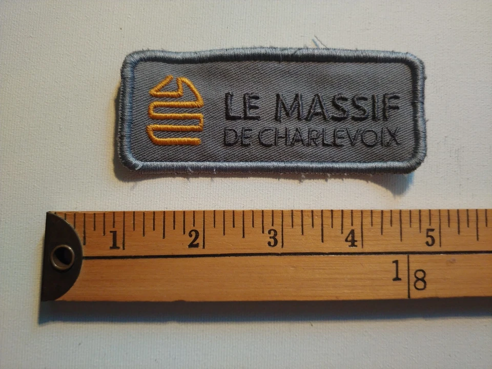 * 1 MASSIF CHARLEVOIX QUEBEC ESQUÍ ESQUÍ PARCHE ESCUDO INSIGNIA ECUSSON * Foto 1 de 1