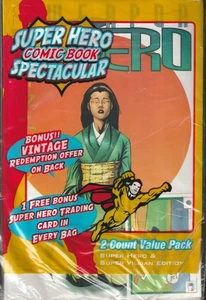 Super Hero Comic Book Spectacular 2-Pack with Trading Card (Sealed) - Picture 1 of 3