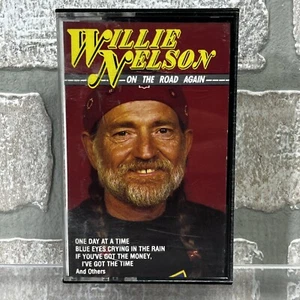 Willie Nelson On The Road Again Cassette Tape 1989 CBS Records VTG Compilation - Imagen 1 de 11