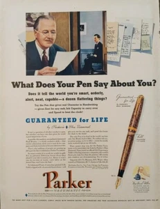 1940 vintage Parker 51 print ad. World's most wanted pen - Picture 1 of 1