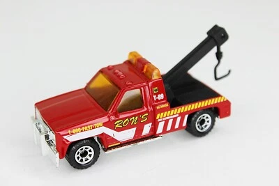 Matchbox 1987 GMC Wrecker Truck Hot Rod 1:72 Scale Red NICE - Image 1 of 4