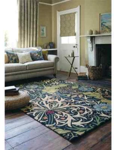 Morris seaweed floral Hand tufted area rug for home decorative living room rug - Picture 1 of 3