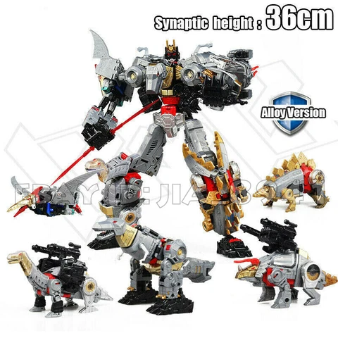Generations Power of The Primes Volcanicus Dinobot 5in1 Grimlock Action Figure Cover