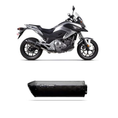 TWO BROTHERS CARBON FIBRE SLIP-ON Exhaust Fits HONDA NC700 2012 2013 2014 2015 - Image 1 of 4