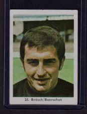 1970 Milou Gum HELMUT BROSCH K Beerschot Vac German Goalie Soccer/Football Card