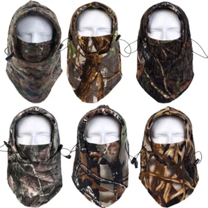 Windproof Fleece Neck Warm Balaclava Ski Full Face Mask for Cold Weather - Picture 1 of 23