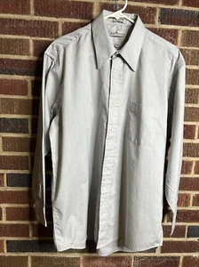 Vintage Bert Pulitzer Langarm Button Down Hemd grau Größe 16 1/2 32/33 - Bild 1 von 8