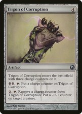 FOIL Trigon of Corruption | MtG Magic Scars of Mirrodin | English | Near Mint