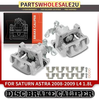 2x Rear Driver & Passenger Brake Caliper w/ Bracket for Saturn Astra 2008-2009 - Image 1 of 4