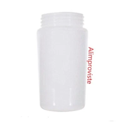 BLANCO 3-1/4" Roscado Montador Leche Vidrio Ópalo Vapor Tarro Repuesto G13-3001G NUEVO Foto 1 de 4