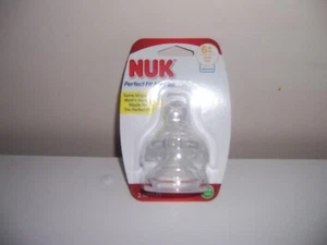 Pezones Nuk ajuste perfecto 6+ meses pezones bebé nuevo tamaño amarillo - Imagen 1 de 1