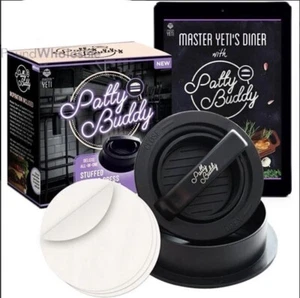 Burger Press, Patty Maker, Mold, kitchen, 2 Sizes and 60 Patty Papers, Non-stick - Picture 1 of 14