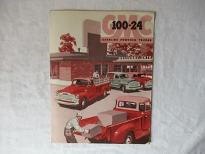 1953 GMC 100-24 gasoline truck trucks brochure 6 pages - Picture 1 of 8