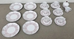 20 Pc Vintage Tirschenreuth Germany Coffee/Tea/Cake Set Service For 6 UNUSED/NEW - Picture 1 of 11